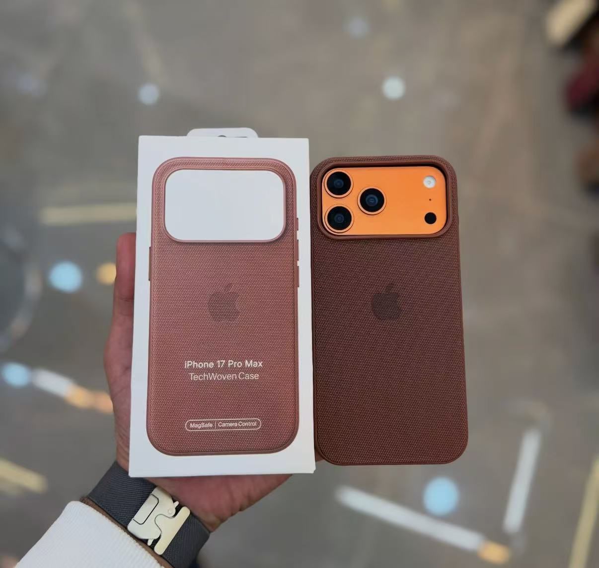 Tech Woven MagSafe Animation Case with Camera Control Button
