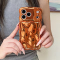 Electroplated Orange Premium Wave Case