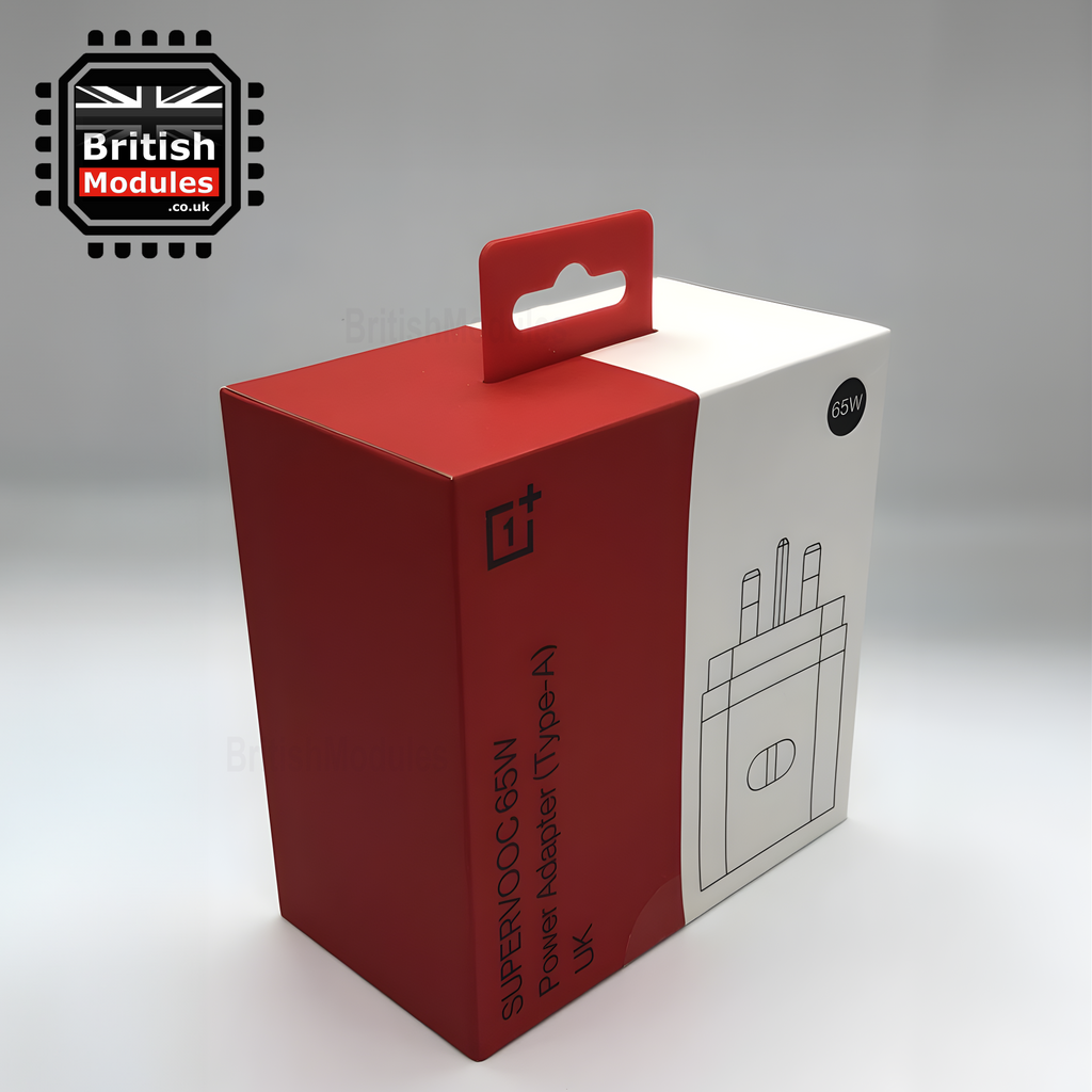 OnePlus SUPERVOOC 65W Type-A Adapter 3 Pin UK Charger Plug