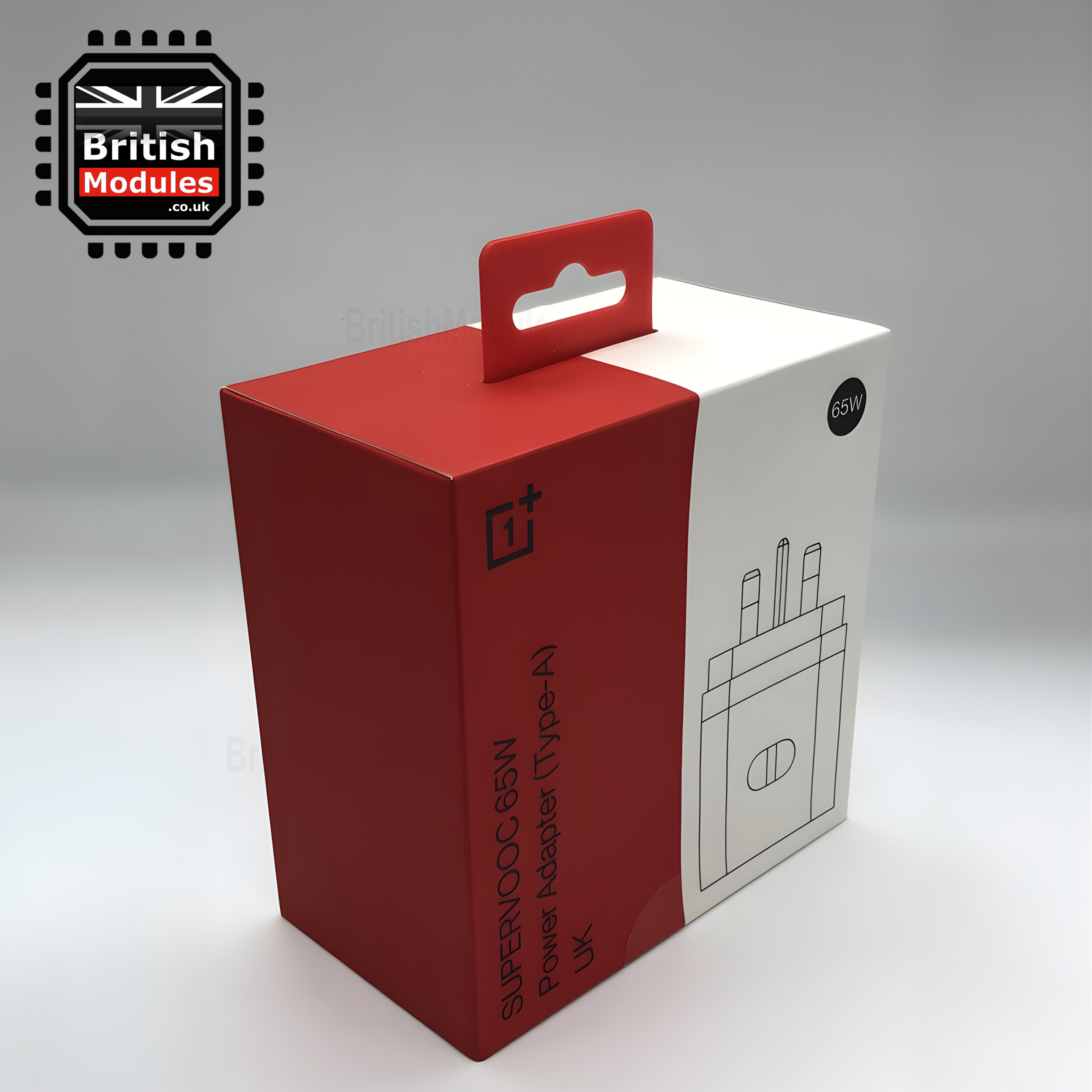 OnePlus SUPERVOOC 65W Type-A Adapter 3 Pin UK Charger Plug