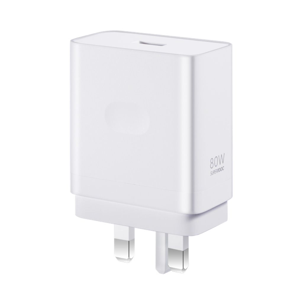 OnePlus SUPERVOOC 80W Type-A Adapter 3 Pin UK Charger Plug
