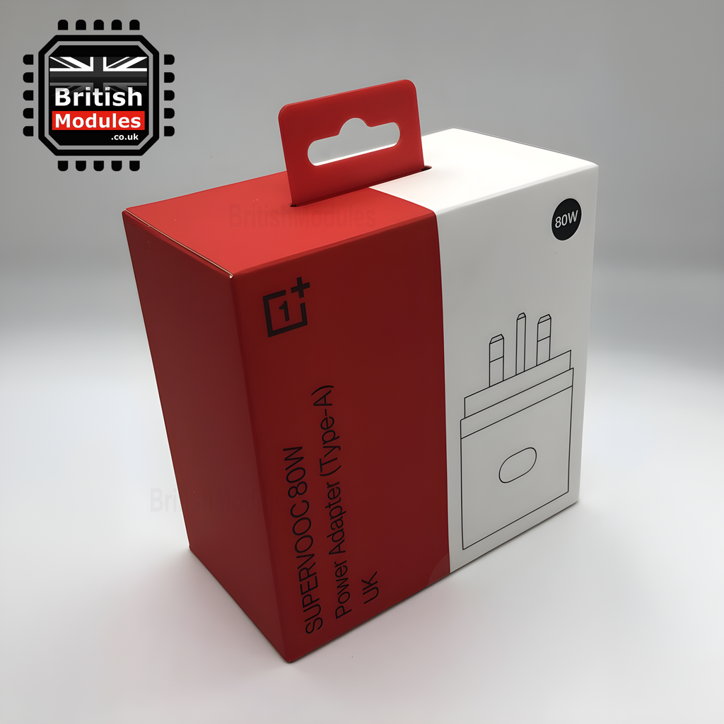 OnePlus SUPERVOOC 80W Type-A Adapter 3 Pin UK Charger Plug