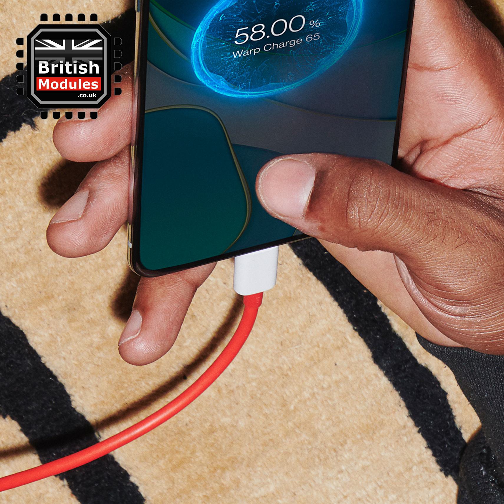 100cm OnePlus USB-A to Type-C Cable SUPERVOOC Charge 6.5A 65W