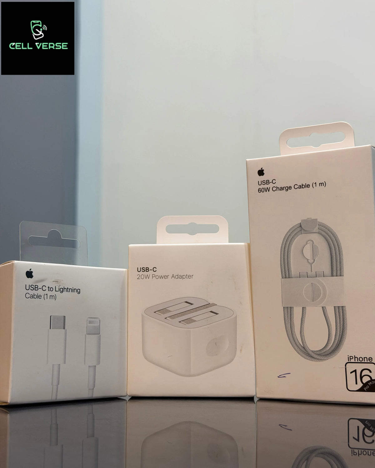 Apple 20W 3-Pin NFC Verified Power Adapter + Free Cable