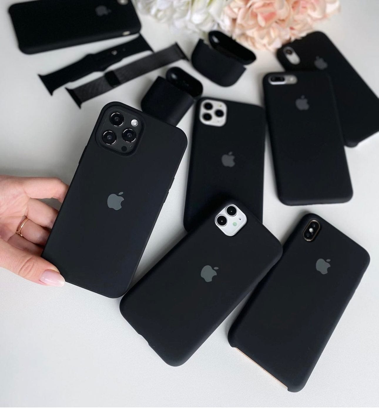 BLACK SILICON CASE