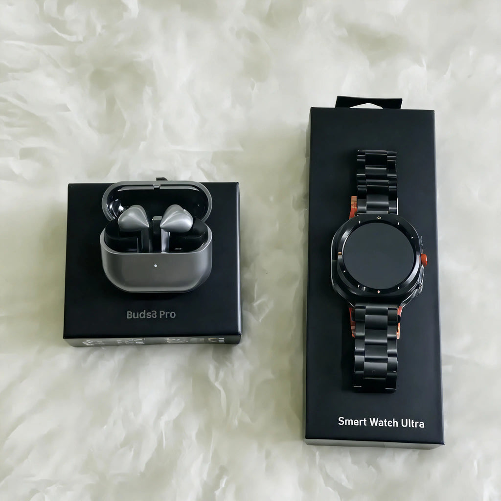 Samsung Smart Watch Ultra + Samsung Galaxy Buds 3 Pro